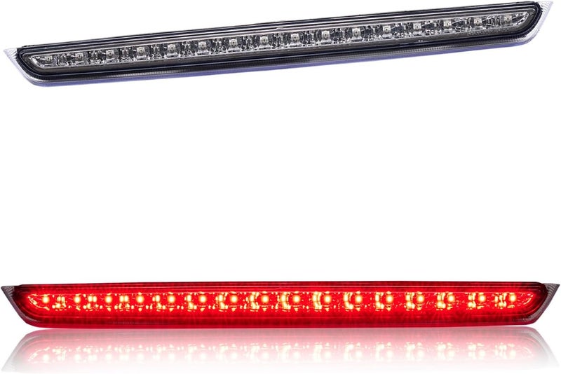 Cxdar Third 3rd Brake Light LED for 2007-2014 Chevy Tahoe Suburban/GMC Yukon, High Mount Rear Brake Lights Assembly for 07-14 Yukon XL, Waterproof Center Cab Lamp Stop Light (Clear) - Image 1